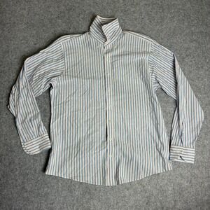 Proper Cloth Men's Size Large Button Down Long Sleeve Dress Shirt 100% Cotton
